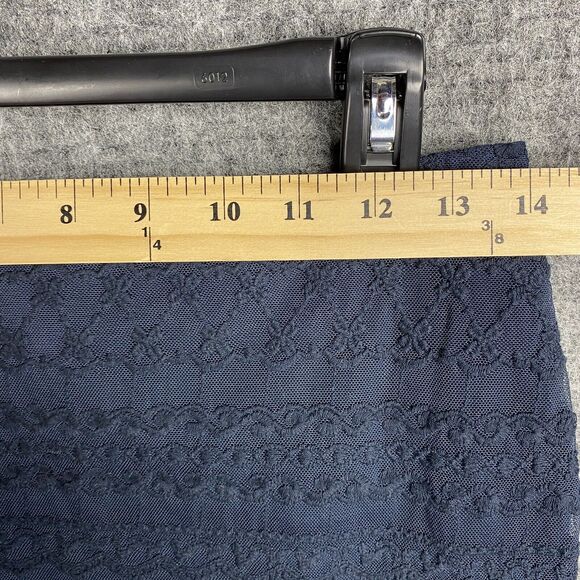 Abercrombie Fitch Skirt Womens 4 Blue Short Mini Straight Pencil Casual Party - Picture 8 of 11